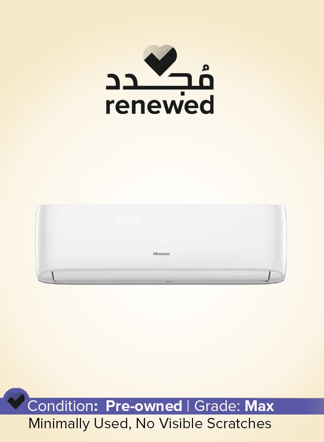 Hisense Renewed - 1 Ton Inverter Air Conditioner 220 kW AS-12UW4SYRKC01S White - Image 1