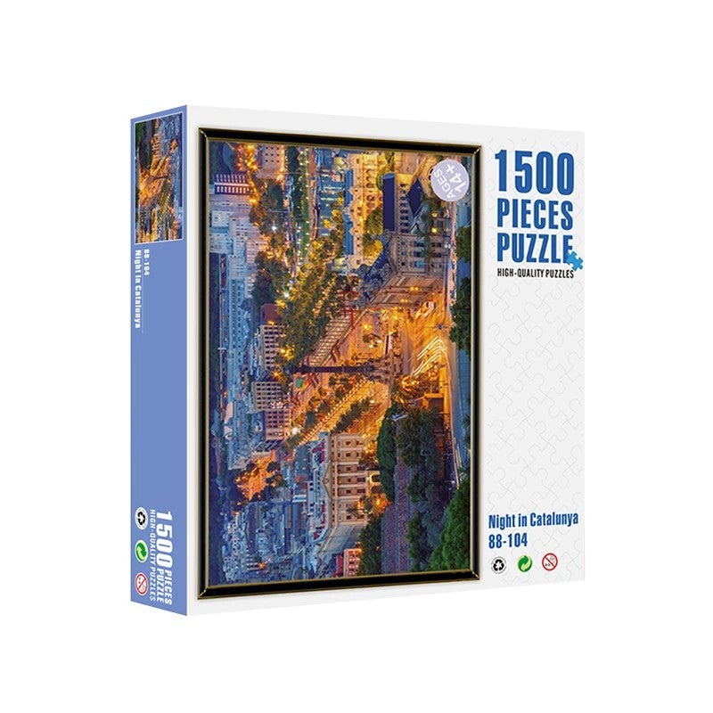 Bluejw Price ized Educational Wooden 1500 Pieces Jigsaw Puzzle - Image 1