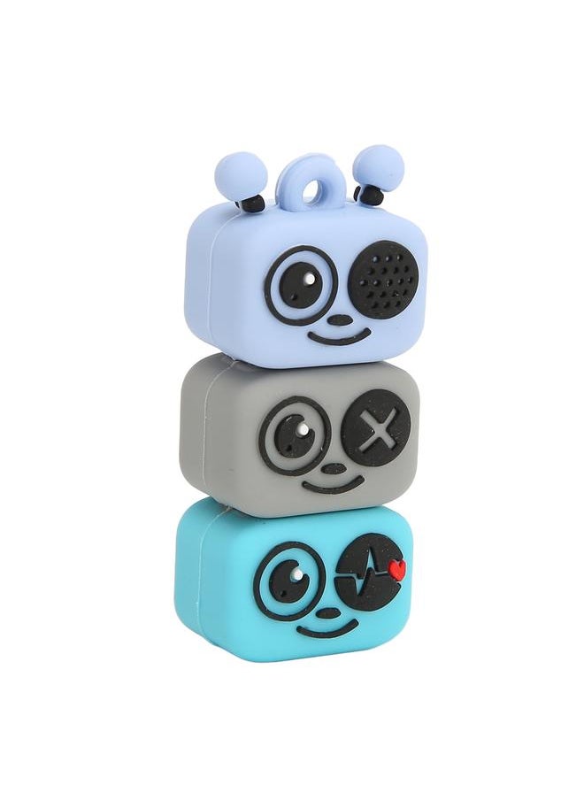 Thoraya PVC Cartoon Bee Car Music USB Flash Drive Three Bees - Blue 128GB  - Image 4
