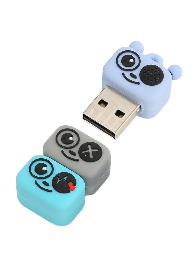 Thoraya PVC Cartoon Bee Car Music USB Flash Drive Three Bees - Blue 128GB  - Image 2