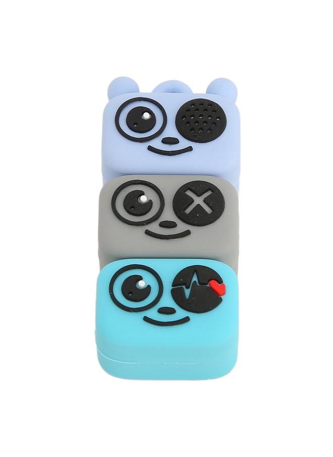 Thoraya PVC Cartoon Bee Car Music USB Flash Drive Three Bees - Blue 128GB  - Image 5