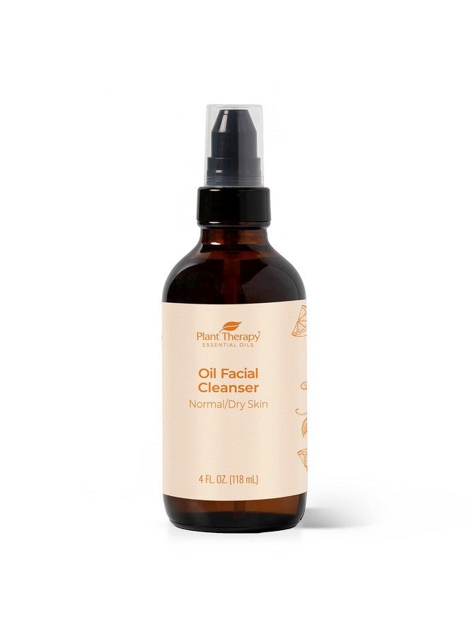 Plant Therapy Oil Facial Cleanser For Normal/Dry Skin 4 Oz Gently Removes Dirt Makeup & Other Impurities - Image 1