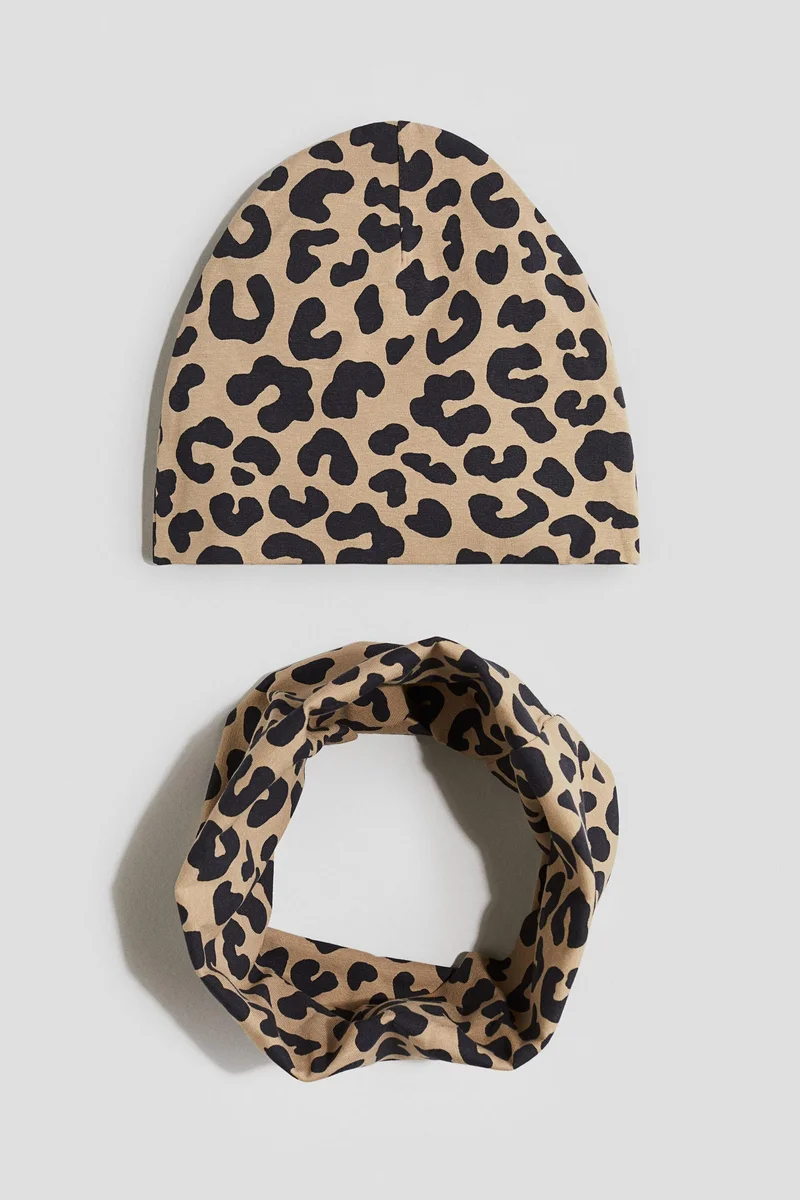 اتش اند ام طقم بيني ووشاح ملفوف من قطعتين