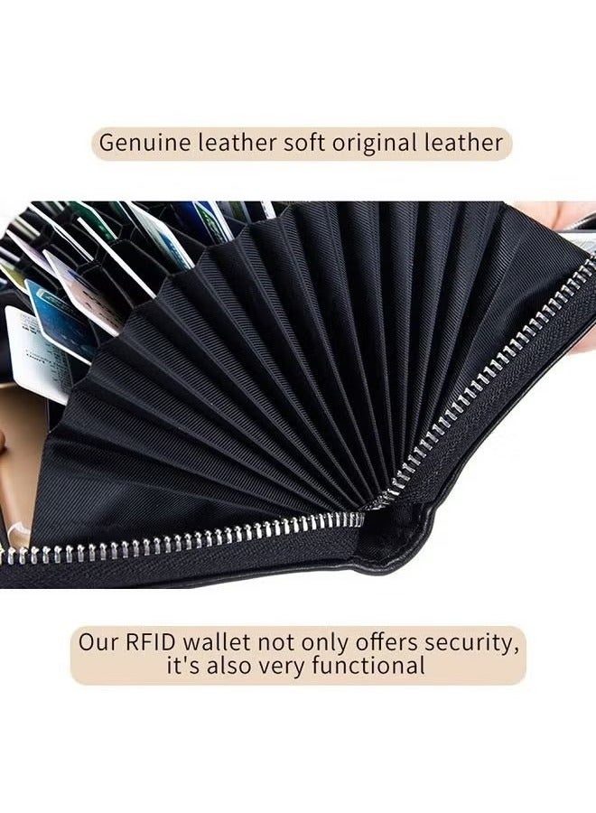 Generic Men Leather Wallet Purse Card Pack Money Clip RFID Credit Card Clip  - Image 3