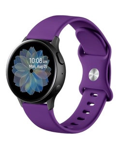 Generic Strap Silicone Band 20MM For Samsung Gear Sport/ Samung Watch 4/Watch 5 /Watch 5 Pro /S2 classic/active 2 40mm 44mm/Amazfit GTS 3/ GTS 4/4 Mini/Bip 3/Pro/GTS 2 mini/GTS 2e/Bip U/U Pro  - Image 2