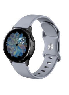 Generic Strap Silicone Band 20MM For Samsung Gear Sport/ Samung Watch 4/Watch 5 /Watch 5 Pro /S2 classic/active 2 40mm 44mm/Amazfit GTS 3/ GTS 4/4 Mini/Bip 3/Pro/GTS 2 mini/GTS 2e/Bip U/U Pro  - Image 3