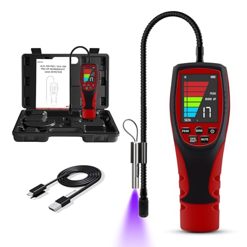 Simbow Refrigerant Leak Detector, ALD-200 PRO Freon & Combustible Gas Leak Detector, Freon Sniffer Air Conditioning Detection Automotive Halogen Gas Leak Detector for R410A R22 R1234YF R600a R290 - Image 1