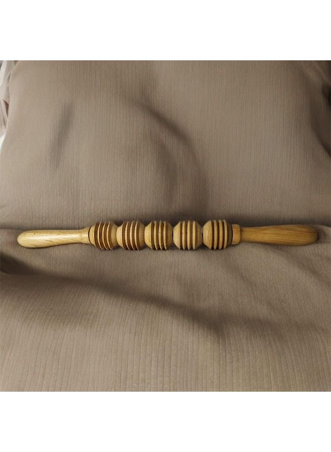 ✅اداة تدليك طبيعية دوارة للجسم من الخشب للتدليك العلاجي بالخشب مدلك (التصريف اللمفاوي) و نحت الجسم ومكافحة السيلوليت، وتدليك العضلات لتخفيف آلالم واعطاء شعور بالاسترخاء - Image 2