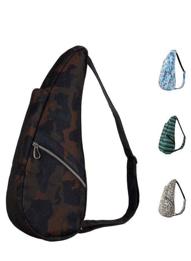 AmeriBag 17" Print Healthy Back Bag Ergonomic Crossbody Sling for Everyday Use, Travel & Walking Comfort (Multi Camo) - Image 1