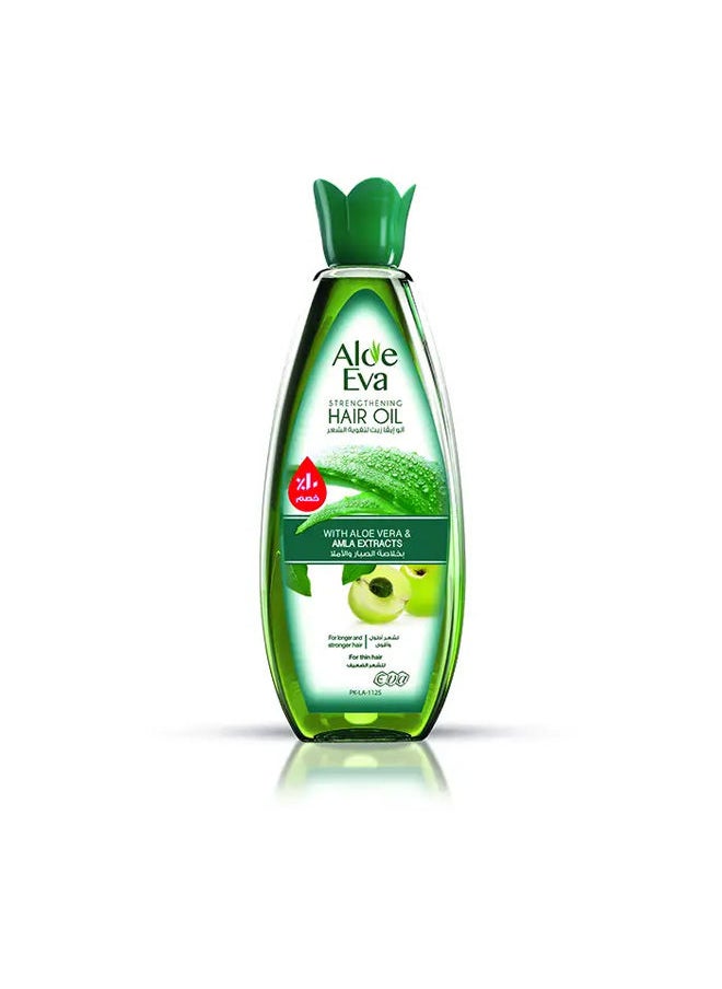 Aloe Eva Strengthening Hair Oil With Aloe Vera & Amla Extract ( Special Offer 10 % ) 255ML 