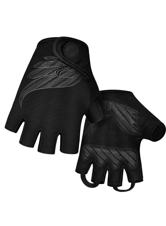 MOREOK Cycling Gloves Bike Gloves for Men/Women-[5MM Gel Pad] Biking Gloves Half Finger Road Bike MTB Bicycle Gloves-black-128-M - Image 3