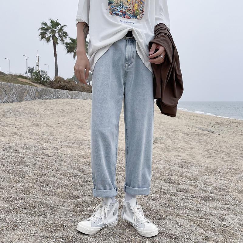 Unisex Casual Daily Denim Jeans - Image 2