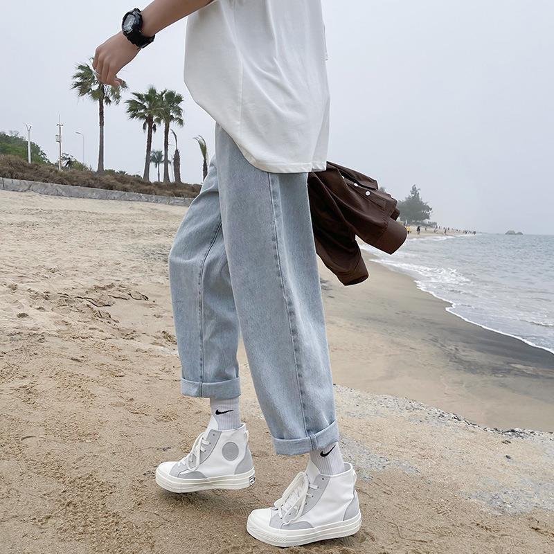 Unisex Casual Daily Denim Jeans - Image 3