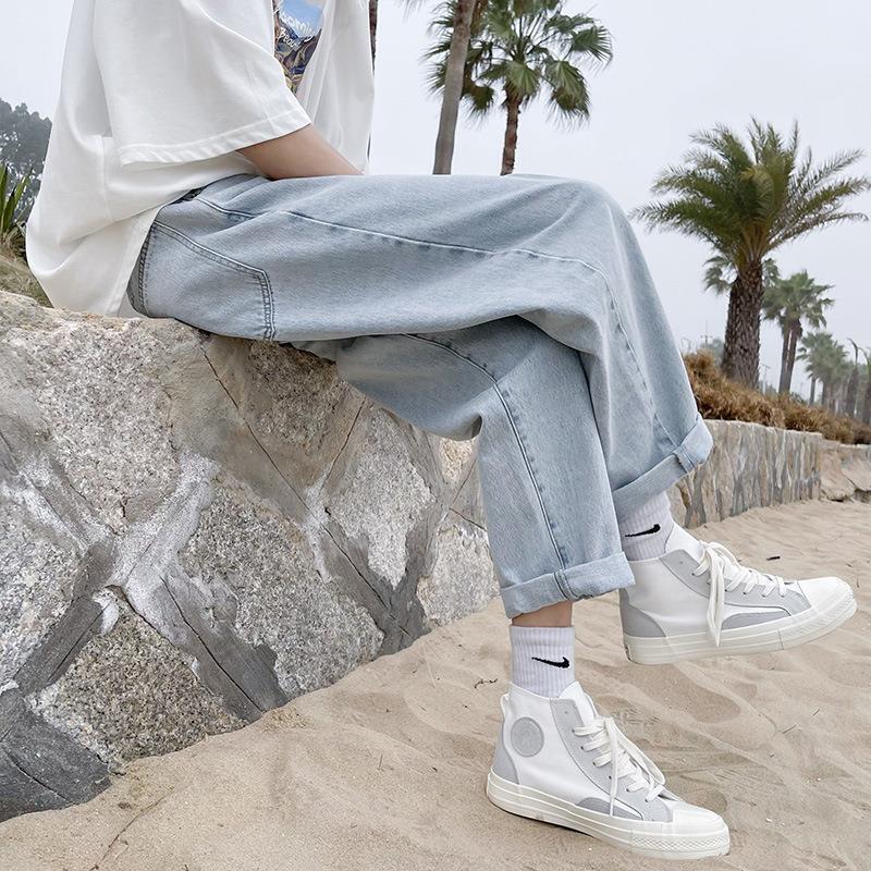Unisex Casual Daily Denim Jeans - Image 4