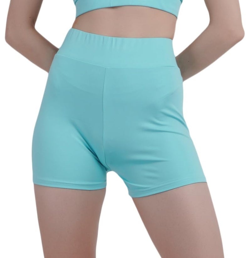 SSoShHub Store SSoShHub Women's High Waist Running Shorts - Soft, Stretchable Activewear for Gym and Yoga - Image 1