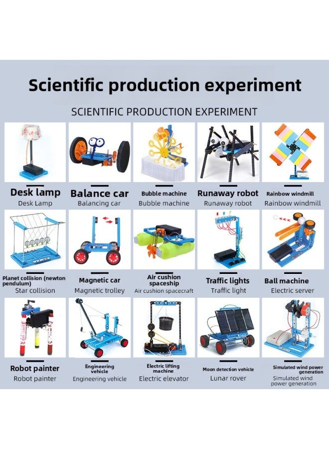 Science Experiment Small Making Children's Handmade Educational Toys Student Suit Material Bag Boys And Girls Steam-Color:Comprehensive Scientific Experience 4  - Image 2