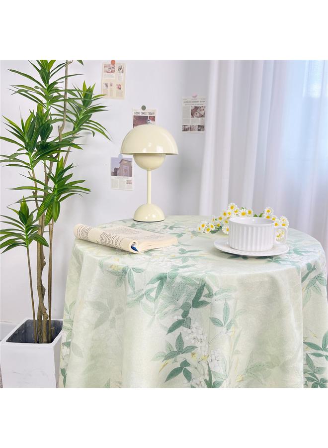 Bluejw New Chinese Style Advanced Tablecloth Classical Ins Dining Tablecloth Retro Style Small Round Table Tablecloth Rectangular Household Cover Cloth - Image 2