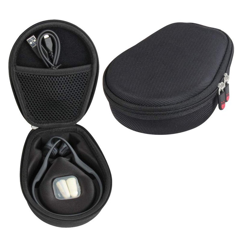 Hermitshell Case for AfterShokz Trekz Air/AfterShokz Aeropex/Titanium Mini/Shokz OpenRun Pro/SHOKZ OpenRun Pro 2 Open Ear Wireless Bone Conduction Headphones AS650 / AS800 (Black)(Only Case) - Image 1