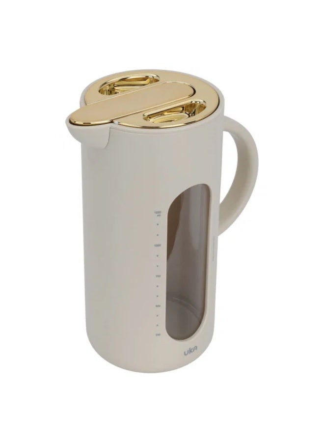 UKA Plastic Geek, 1.5 Liter - Beige - Image 2