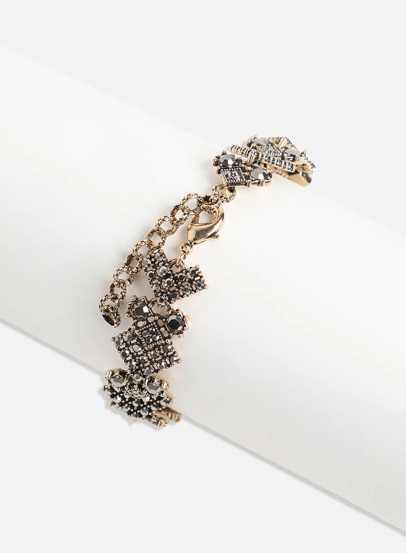 SOHI Bling Butterfly Artificial Bracelet Jewellery
