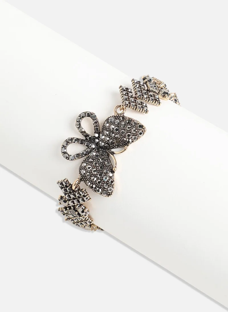 SOHI Bling Butterfly Artificial Bracelet Jewellery