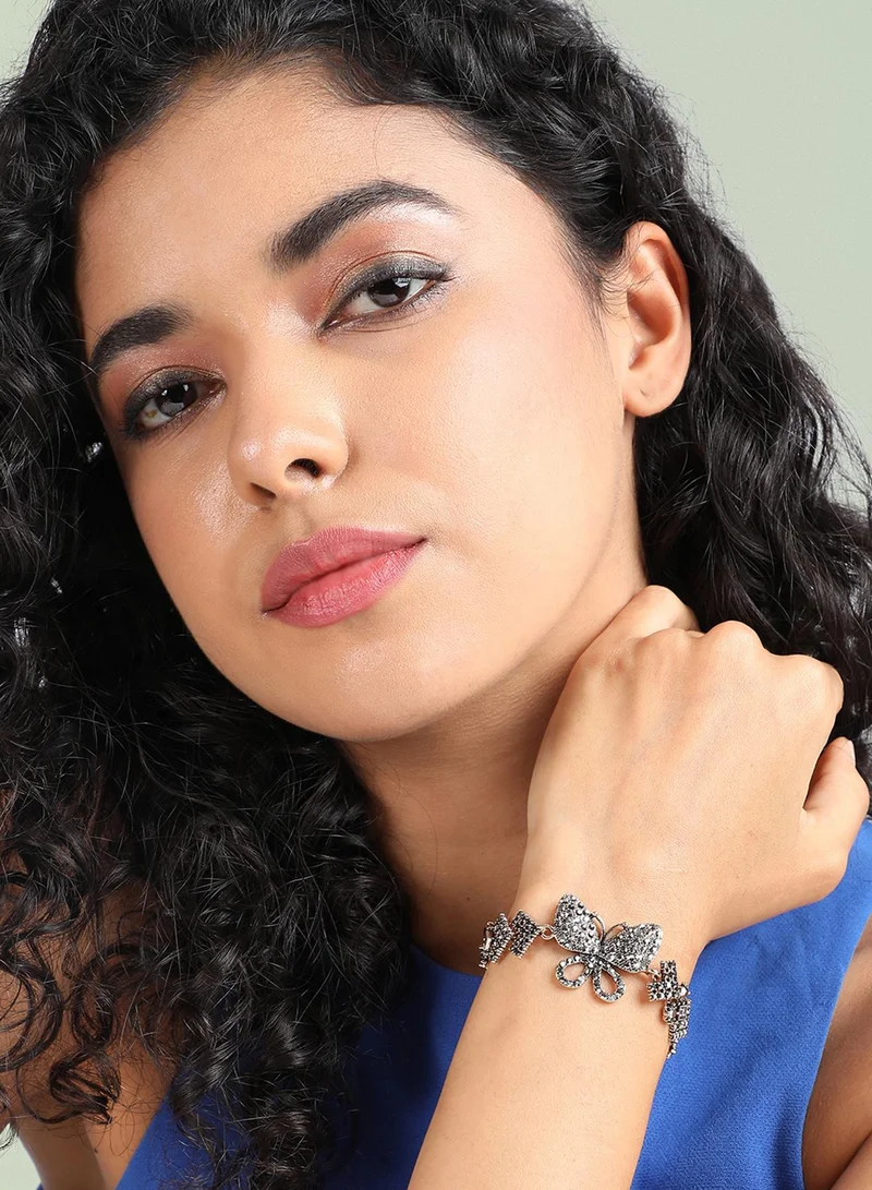 SOHI Bling Butterfly Artificial Bracelet Jewellery