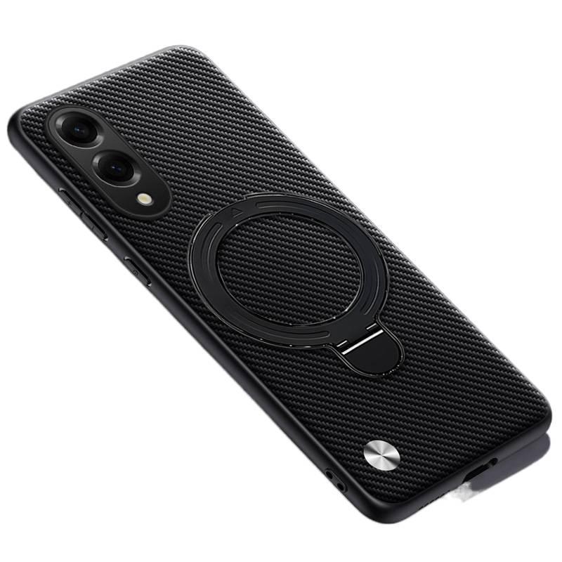 غطاء واقي بملمس باللون Carbon Fiber Pattern جلد لـ Samsung Galaxy S24 مع حماية من السقوط وتغطية كاملة مع مقاوم للصدمات مع ملمس غير لامع لترتيب الأغراض للاستخدام العملي - Image 5
