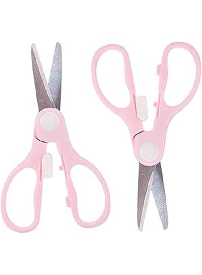 2Pcs Food Scissors with Cover Safe for Cutting Fruits Vegetables Meat Portable Kitchen Shears - Image 1