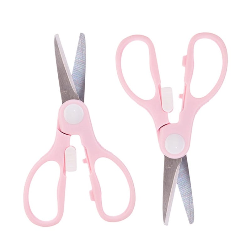 2Pcs Food Scissors with Cover Safe for Cutting Fruits Vegetables Meat Portable Kitchen Shears - Image 2