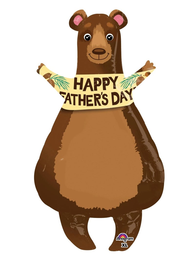 Anagram Father's Day Bear SuperShape Balloon 20x35in 