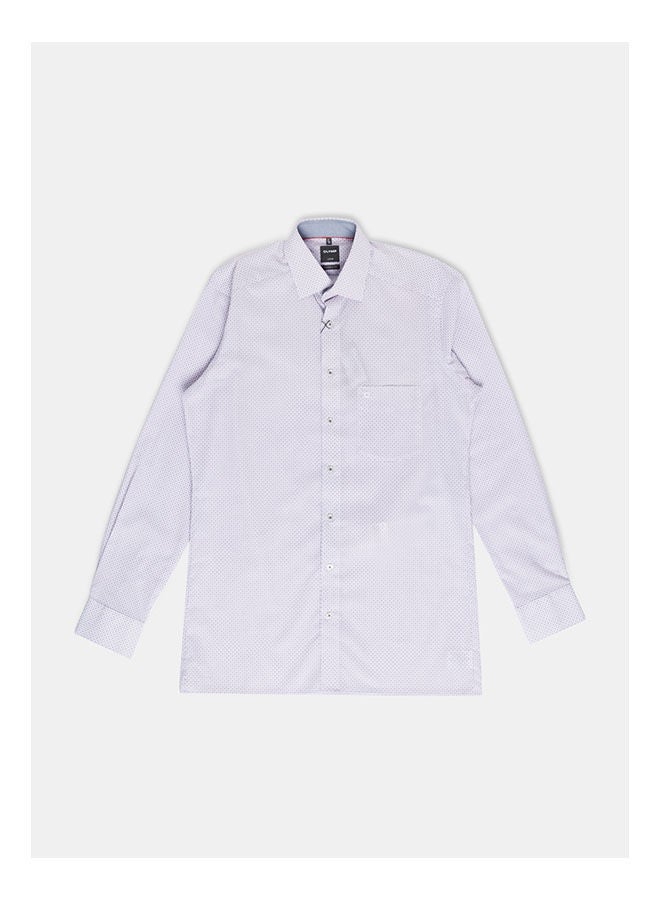 Olymp Collared Neck Long Sleeve Stripes Shirt  - Image 1