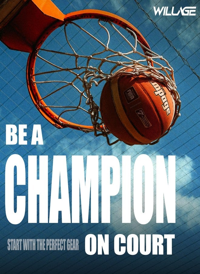 WILLAGE® Basketball | Basketball Size 7 | Professional Indoor/Outdoor Match Basketball | Rampage - Image 3