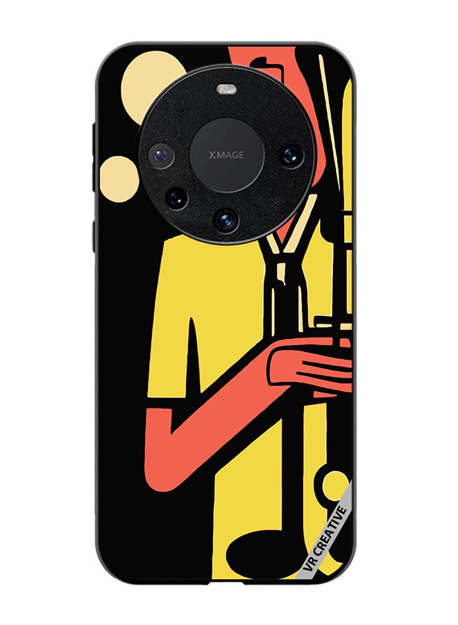 VR CREATIVE Protective Case Cover For Huawei Mate 60 Pro Plus Jazz Trumpeter Design Multicolour - Image 1