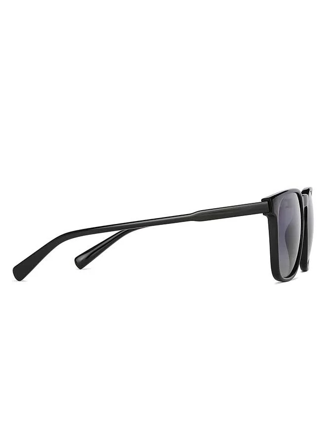 VINCENT CHASE Mirage Full Rim Wayfarer Frame Polarized & UV Protected Sunglasses VC S13980 - 54mm - Black