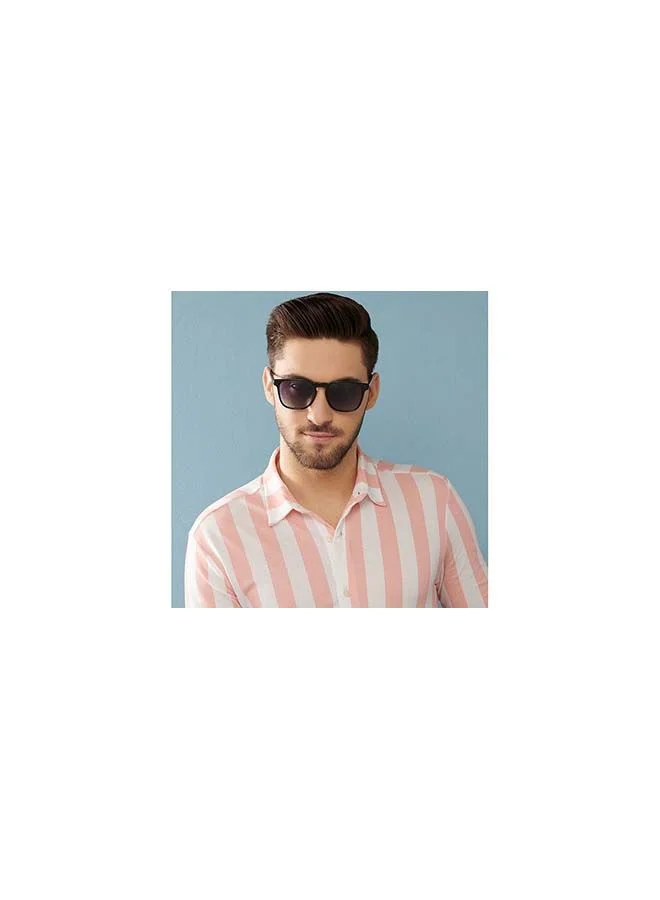 VINCENT CHASE Mirage Full Rim Wayfarer Frame Polarized & UV Protected Sunglasses VC S13980 - 54mm - Black