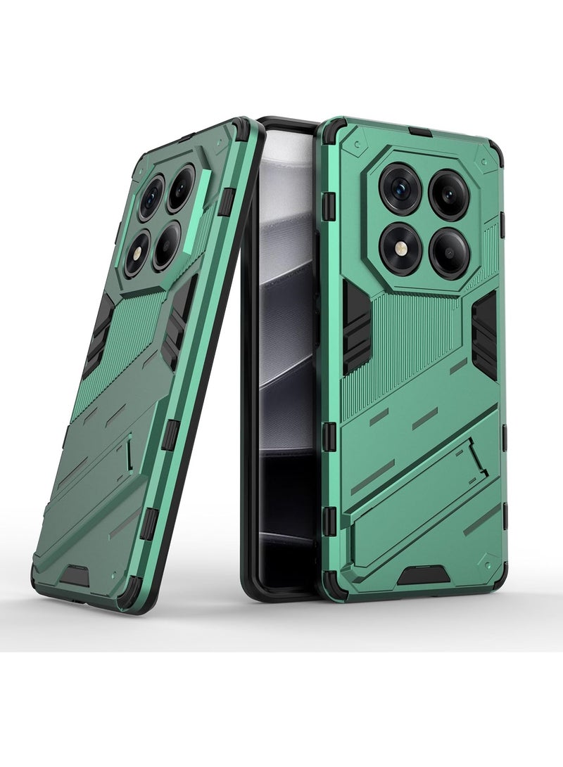 جولدن ماسك شاومى ريدمى نوت 14 برو 4جي (Xiaomi Redmi Note 14 Pro 4G) جراب بانك حماية من الخدوش (اخضر) - Image 1