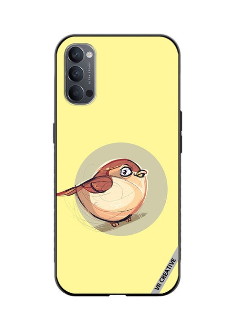 Protective Case Cover For Oppo Reno4 Pro 5G Little Sparrow Design Multicolour