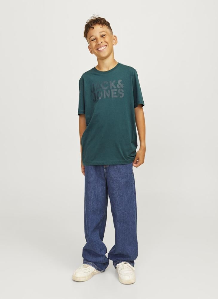 Jack & Jones Junior - Youth Logo Crew Neck T-Shirt - Image 1
