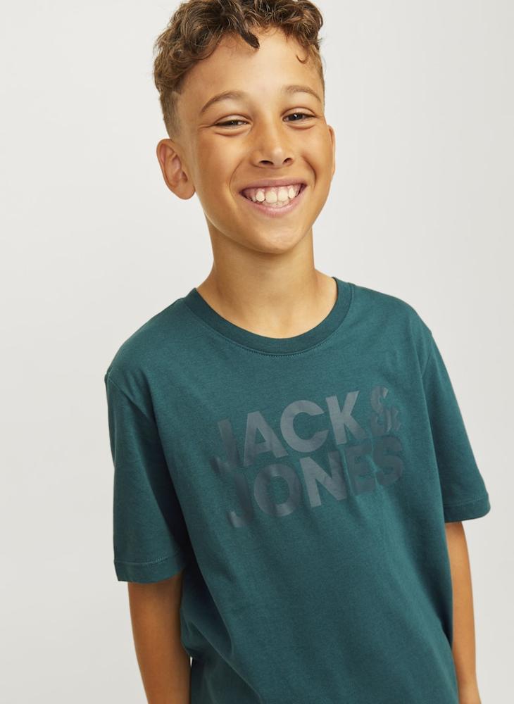 Jack & Jones Junior - Youth Logo Crew Neck T-Shirt - Image 1
