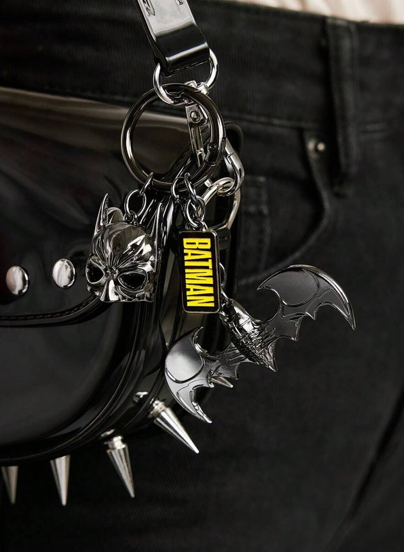 Generic Batman bat and mask logo keychain  - Image 2