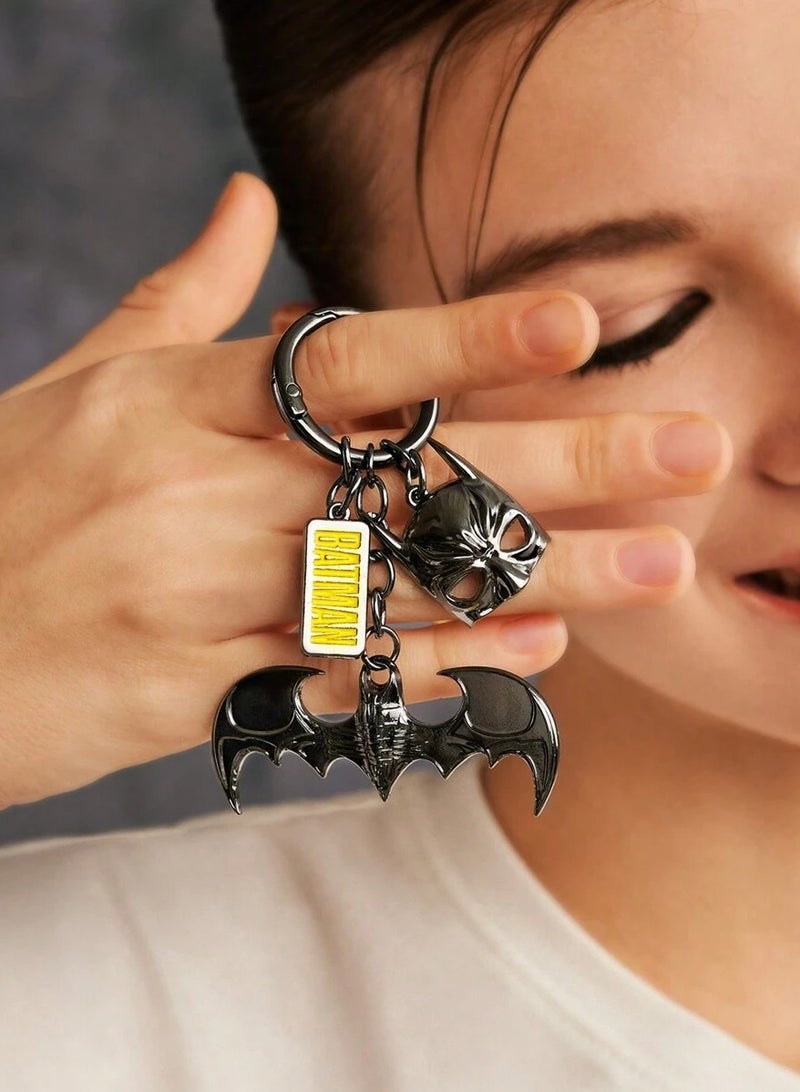 Generic Batman bat and mask logo keychain  - Image 4