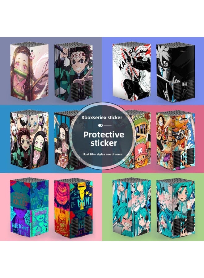 Loquat Applicable To Microsoft Xbox Series X Home Game Machine Protective Film Handle Accessories Film Ghost Blade Sticker-Color:248 - Image 2