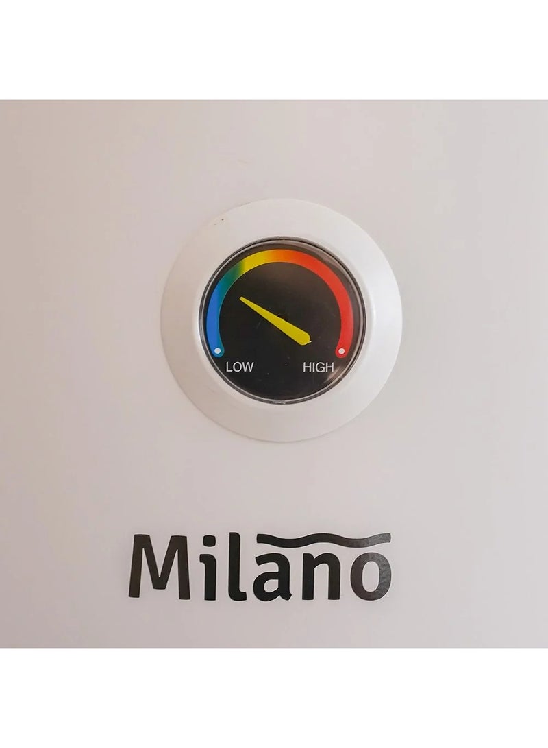DANUBE HOME Milano Vertical Electric Water Heater - 100 L | Blue Diamond Inner Tank Water Heater | Water Heater For Toilet Bathroom Washroom Shower Powder Room - White - Image 3