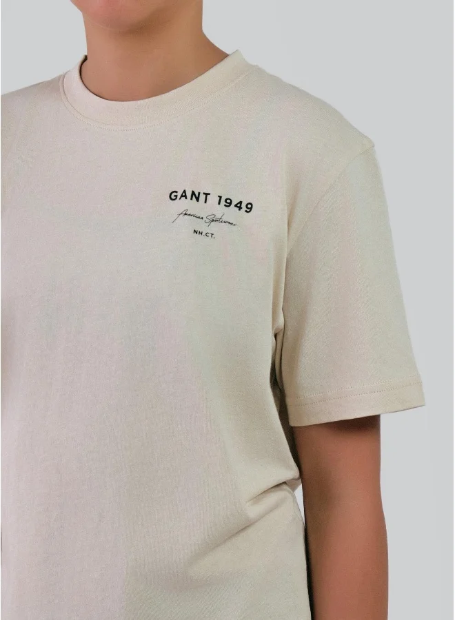 GANT Teens Script Graphic T-Shirt