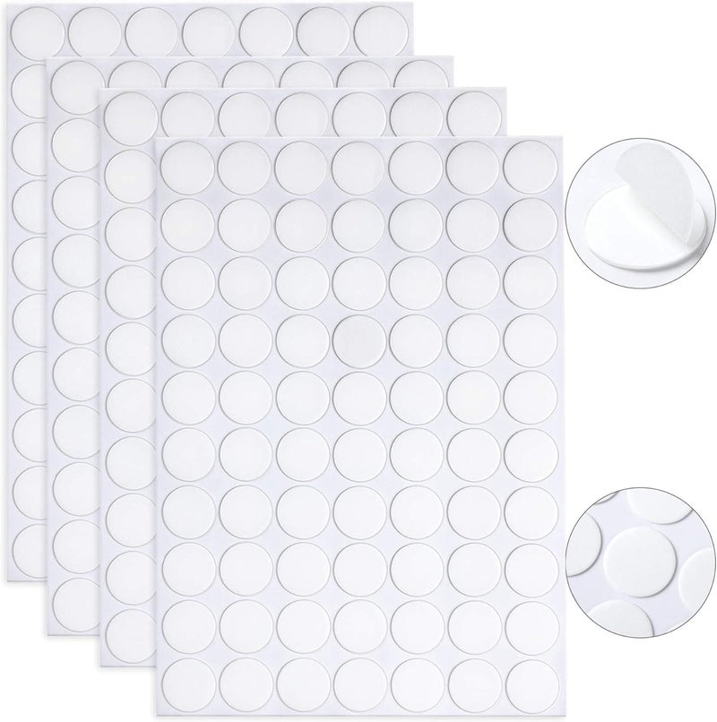 Do It Yourself Do It Your Self 20mm Double Sided Tape Sticky Dot Removable Putty EVA White Sticky Tack Stickers for Festival Decoration Picture Hanging Museum Wax Gel Earthquake Putty Hanging Strips Mounting (75) - Image 1