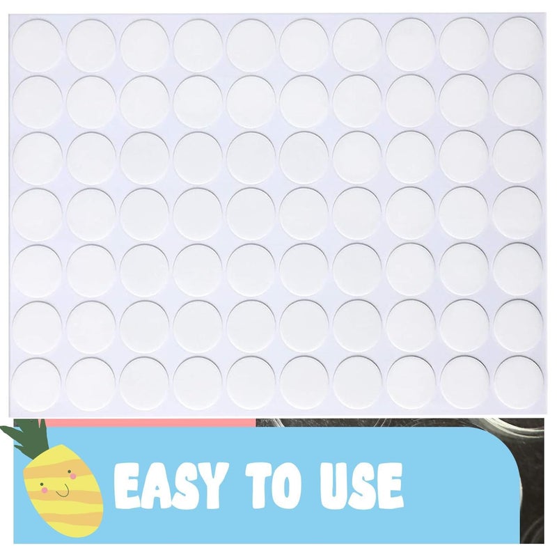 Do It Yourself Do It Your Self 20mm Double Sided Tape Sticky Dot Removable Putty EVA White Sticky Tack Stickers for Festival Decoration Picture Hanging Museum Wax Gel Earthquake Putty Hanging Strips Mounting (75) - Image 5