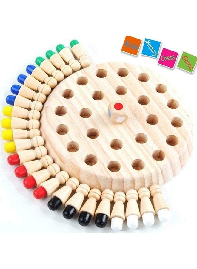 WireScorts Wooden Memory Match Stick Chess Game, Blowest Colorful Memory Chess, Funny Block Board Game, Early Educational Toy, Brain Training Games For Kids - Image 2