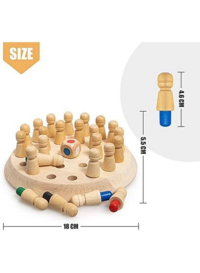 WireScorts Wooden Memory Match Stick Chess Game, Blowest Colorful Memory Chess, Funny Block Board Game, Early Educational Toy, Brain Training Games For Kids - Image 4