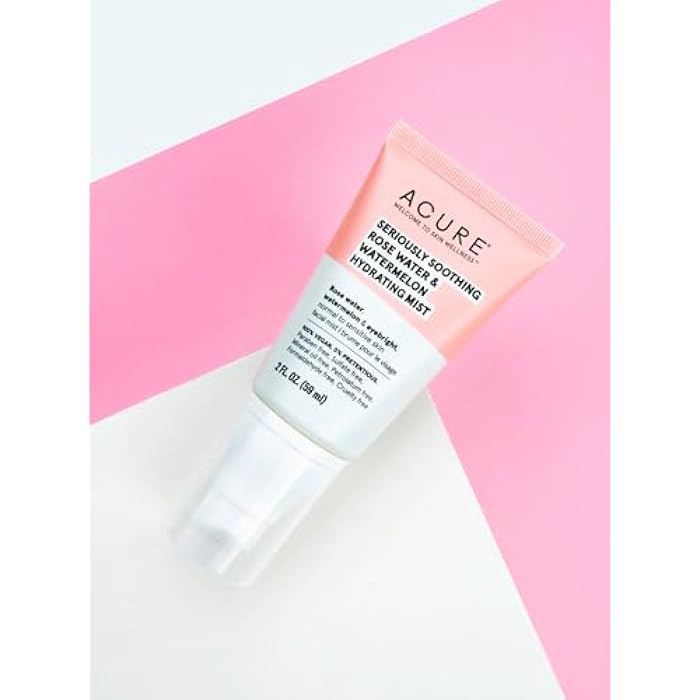 Acure Seriously Soothing Rosewater & Watermelon Superfine Mist, 2 Fl Oz - Image 2