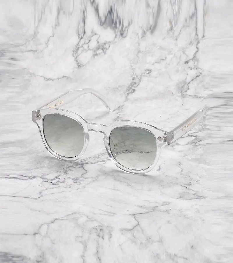 Explicit Poets Explicit Poets Unisex JOHNNY CLEAR Clear - Gradient Green Stylish Sunglasses, 2EP57